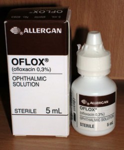 Oflox- antibiotic eye drops