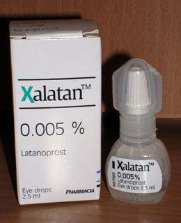 Xalatan- eye-drops for glaucoma